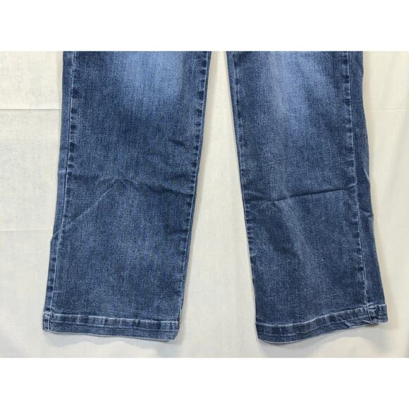 Ed Hardy Brave Hearts Wide Leg Jeans Women’s Size 28 Y2K Retro Denim - Picture 10 of 10